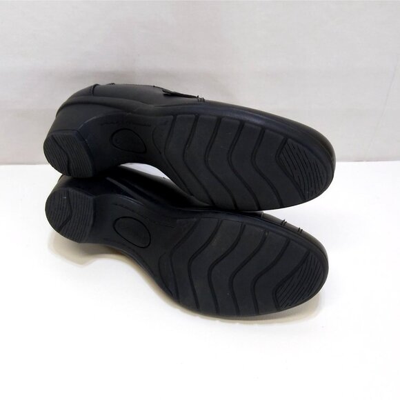 Magellan Outdoors Leather Upper Slip-On Ankle Booties Putian Women Size 8M Black - Picture 6 of 7